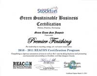 Green Sustainable Business Certification